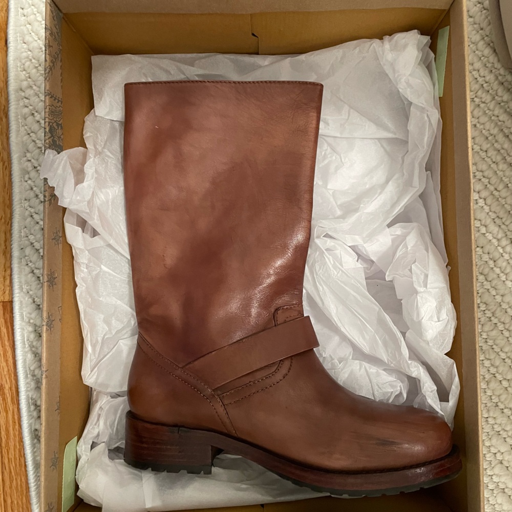 Free people brown leather boots - Picture 6 of 8